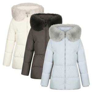 [핑골프] 양말사은품 여성 폭스퍼 후드 슬림 덕다운 점퍼 121D4JP484