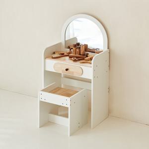 화이트 원목 화장대 소꿉놀이 세트