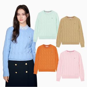 타미힐피거 소프트 울 케이블 스웨터 5종 택1 (T22E7KTO050WT1)