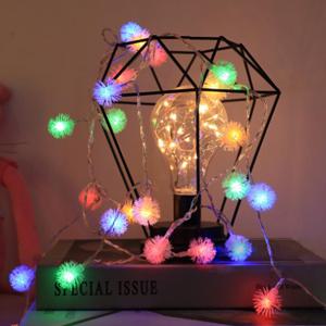 100구 눈송이 와이어 전구/ 10M 믹스컬러 장식전구