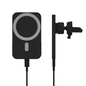 맥세이프 고속무선충전기 검정 차량용 차량용무선충전기 송풍구거치대 송풍구스마트폰거치대