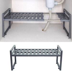 싱크대하부장 배수관 냄비정리 수납선반 대형 주방선반 싱크대선반 접시정리대 그릇장