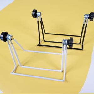 스틸 태블릿 거치대(화이트) 테블릿거치대 태블릿거치대 패드거치대 갤럭시탭거치대 탭거치대