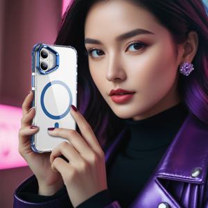 아이폰17/에어/프로/프로 맥스 투톤 클리어 카메라링 맥세이프 케이스