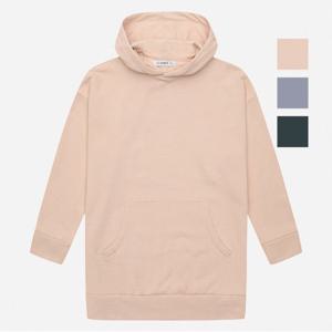 여성 베이직 루즈핏 롱 후드티 (NTI665)