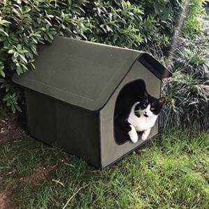 사계절 길냥이텐트 길고양이 고양이 겨울집 야외 실외 급식소 비닐하우스 텐트 사계절 - M / 사계절 - L