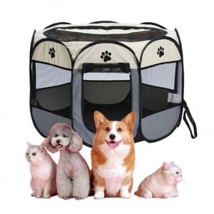 애완 동물 접이식 팔각 텐트 114cmX 58 강아지 고양이 고양이집 강아지집 휴대용애 애완 동물 접이식 팔각