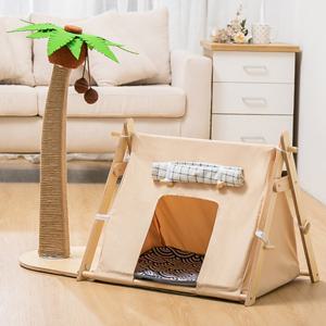 강아지집 고양이 텐트 스크래쳐 애견 하우스 스크래처 반려묘 반려동물 숨숨집 쉼터