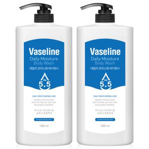바세린 약산성 바디워시 대용량 1000ml 2개 바디클렌저