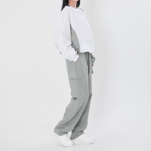 네오플레인 나일론 여자 트레이닝복 세트 바람막이 카고 팬츠 운동복 셋업 바스락 우븐 땀복