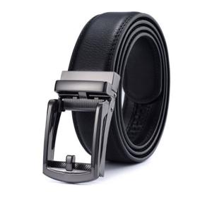 남성 원클릭 소가죽 자동 벨트  남자 허리띠 선물용 박스 포함 28인치-45인치 정장 캐쥬얼