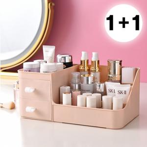 1+1 서랍형 화장품정리함 화장대정리함 정리함 정리대 (2color)