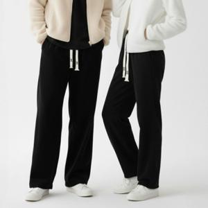 남자 기모 골덴 와이드 팬츠 남성 겨울 밴딩 코듀로이바지 DP69