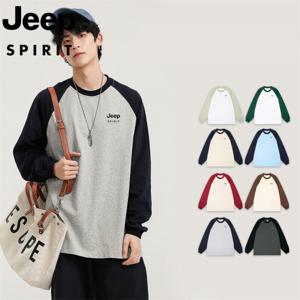 지프 JEEP SPIRIT 남녀공용 가을 야외재킷캠핑하이킹 긴팔티셔츠