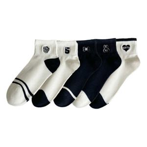 여성양말 중목 무지 10켤레 세트 학생 여자 양말 ODM-SOCKS11