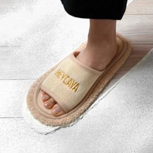 헤이까야 청소 슬리퍼2P 1세트 호텔식 극세사 발걸레 청소 실내화 본품+리필 1세트