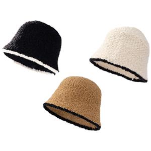 1+1 뽀글이 여성 모자 겨울 털모자 방한 버킷햇 양면 벙거지 귀달이 니트