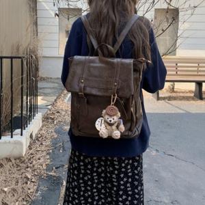 일본계 JK 유니폼 아카데미풍 배낭 2024 복고 캠브리지 가방 대학생 수업 서부 가방