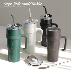 1리터 대용량 진공 빨대 텀블러 304 스텐컵 1200ml