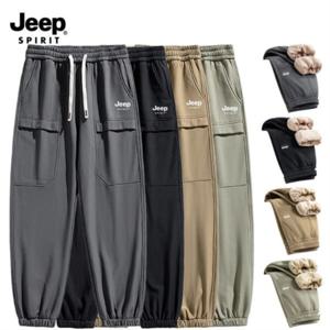 지프 JEEP SPIRIT 남녀공용 방수방풍 기모바지 캠핑바지 등산바지 밴딩바지 후리스 안감 밴딩팬츠 JP2528