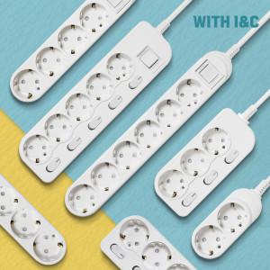 위드아이엔씨 국산 멀티탭 2구 3구 4구 5구 6구 절전 메인 개별 스위치 1.5m 3m 5m