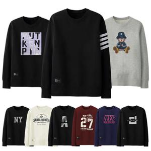 L~4XL 빅사이즈 특양면/기모 맨투맨 티셔츠 남여공용