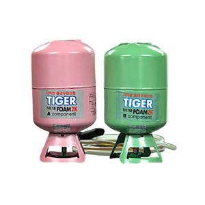 이액형 타이거폼2K 우레탄 단열스프레이 경질 연질