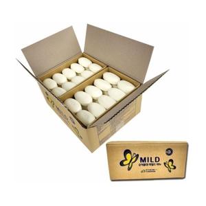 1박스-80EA 마일드 화이트 업소용 비누 여관 모텔 호텔 사우나 목욕탕 회사 공장 세수 샤워 비누