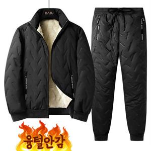 남성 융털안감 기모바지+집업 자켓 상하세트 트레이닝복