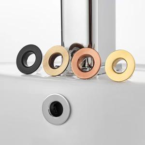 (1+1) 황동 오버플로우 캡 세면대 구멍 막이