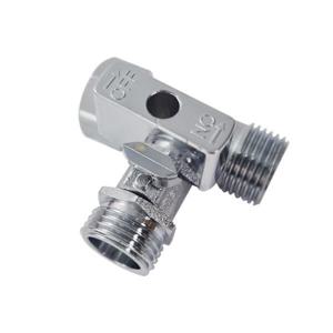 황동 레버형 티밸브 T밸브 수도연결 비데밸브 앵글밸브 관붙이 어댑터 욕실 변기 샤워기 청소건 연결 부속