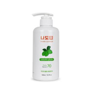 나도미 카카두플럼 약산성 워터리 폼클렌저 500ml 저자극 데일리 클렌징 민감피부용