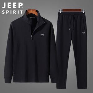 JEEP SPIRIT 트레이닝복세트 남자운동복 봄 가을 등산 스포츠 투피스