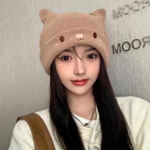 1+1 학생 여자 귀여운 캐릭터 비니 모자  1+1