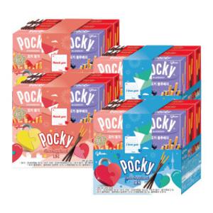 (한정수량)포키6팩(스탠다드2+극세2+딸기1+블루베리1) x 4개