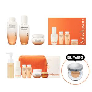 설화수 NEW 탄력3종 +쇼핑백+미니쿠션+코듀로이파우치+사은품7종
