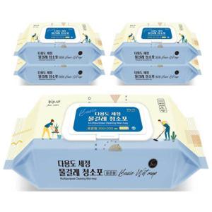 녹색나라 다용도세정 물걸레청소포  (표준형)30매 5팩