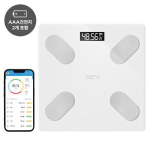 (+건전지포함) 스마트 바디 가정용디지털 체중계 몸무게 전자 측정기