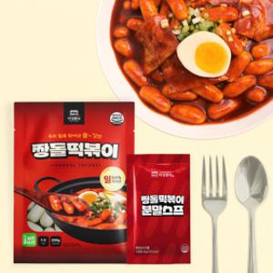 대구 명물 우리밀 100% 미성분식 짱돌떡볶이 오리지널 떡볶이 밀키트 245g (떡200g+스프45g) 4세트