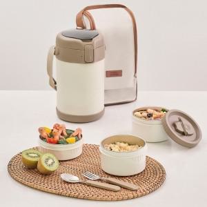 대용량 보온보냉 3단 도시락 가방 세트 수능준비 보온 도시락 가방세트