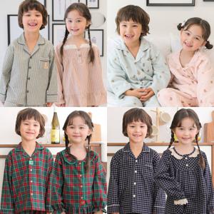 무형광 국산 아동 잠옷 세트 주니어 파자마 극세사 밍크 겨울 키즈 어린이 초등 학생 남아 여아 유아 긴팔