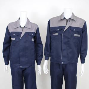 남성 봄 가을 춘추 작업복 상의 노가다 정비복 용접 산업현장 공장 작업복 작업 춘추복 근무복 세트