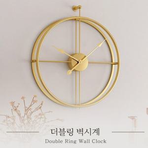 더블링 벽 시계 무소음 인테리어 사무실 거실 개업 집들이 선물 추천 실내 모던 디자인 북유럽 스타일 카페