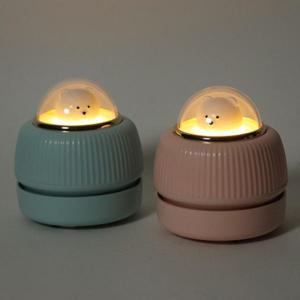 KJP 충전식 책상 키보드 청소기 LED등 지우개 지우개가루 똥 청소기