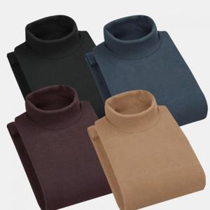 베이직 하프 목폴라 간절기 방한 방풍 항온 보온 목티 레이어드 반목 따뜻한 니트 티셔츠 (2장이상추가할인)