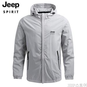 지프 JEEP SPIRIT 남성 슬림 캐주얼 등산 재킷 야상 후드 스포츠 외투 야구복