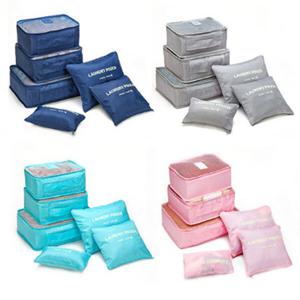 여행용파우치 6종세트 매쉬형+일반형 1+1