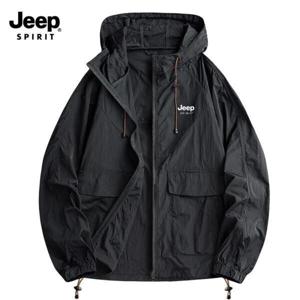 지프 JEEP SPIRIT 남녀공용 바람막이 자켓 아노락 후드자켓 UV차단99% 쿨링바람막이 JP2350