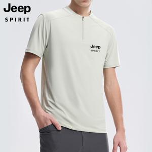 JEEP SPIRIT 지프 고탄력 속건복 런닝 헬스복 남성 캐주얼 트레이닝 티셔츠