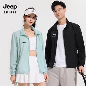 JEEP SPIRIT 지프 레포츠 긴팔 소프트 라이트 하이넥 자외선 차단 의류